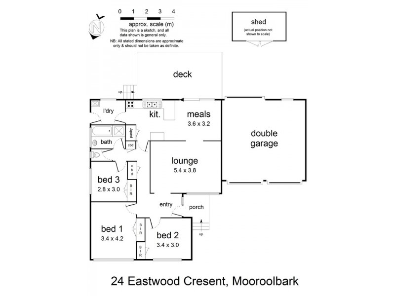 24 Eastwood Crescent, Mooroolbark VIC 3138 Floorplan
