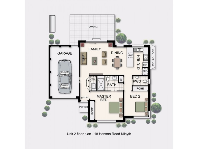 2/18 Hansen Road, Kilsyth VIC 3137 Floorplan
