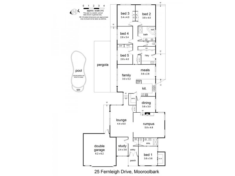 25 Fernleigh Drive, Mooroolbark VIC 3138 Floorplan