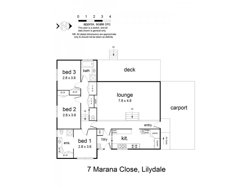 7 Marana Close, Lilydale VIC 3140 Floorplan