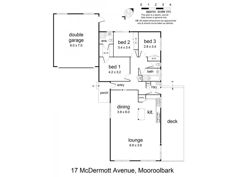 17 McDermott Avenue, Mooroolbark VIC 3138 Floorplan