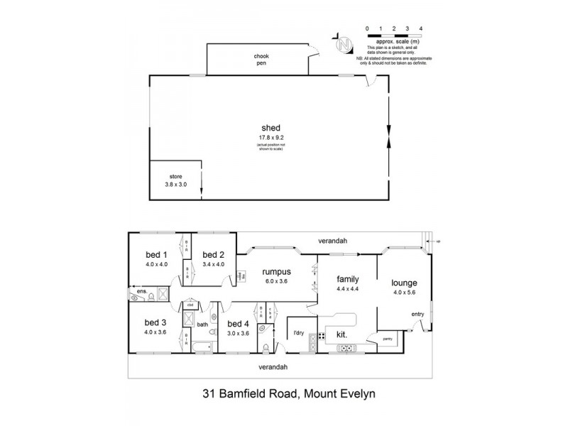 31 Bamfield Road, Mount Evelyn VIC 3796 Floorplan