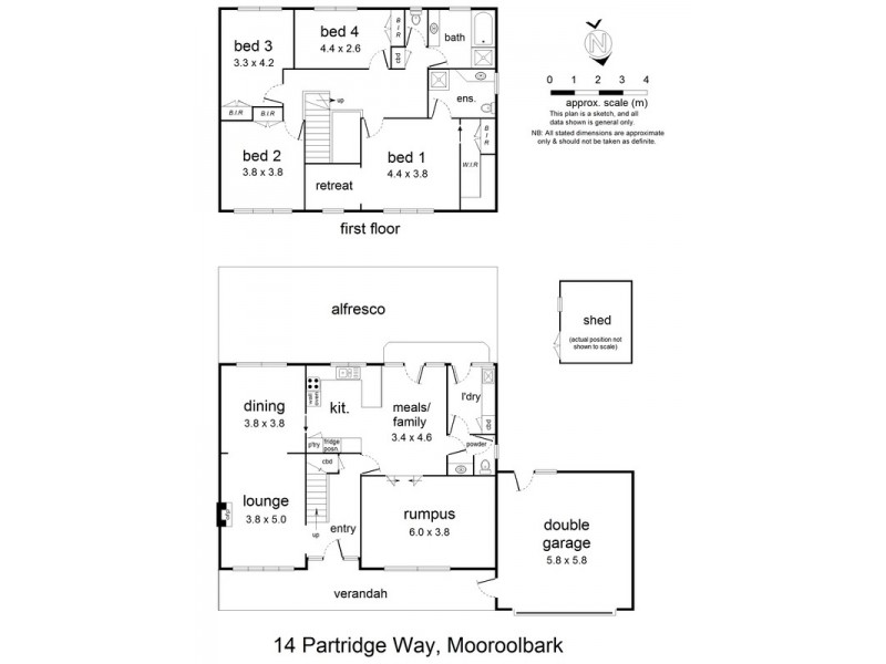 14 Partridge Way, Mooroolbark VIC 3138 Floorplan
