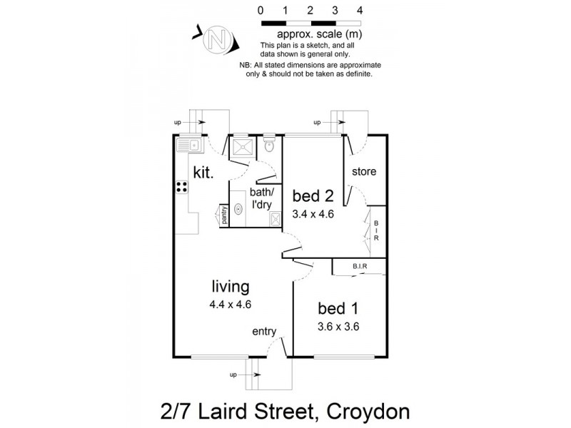 2/7 Laird Street, Croydon VIC 3136 Floorplan