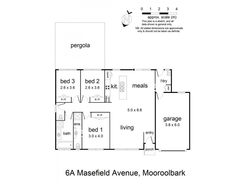6a Masefield Avenue, Mooroolbark VIC 3138 Floorplan