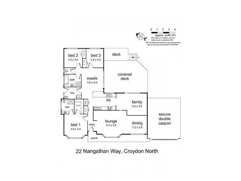 22 Nangathan Way, Croydon North VIC 3136 Floorplan