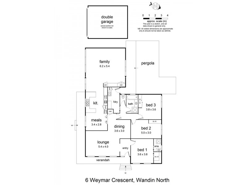 6 Weymar Crescent, Wandin North VIC 3139 Floorplan
