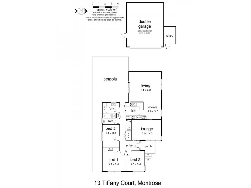 13 Tiffany Court, Montrose VIC 3765 Floorplan