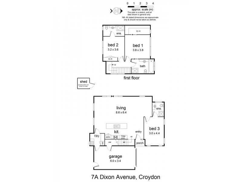 7a Dixon Avenue, Croydon VIC 3136 Floorplan