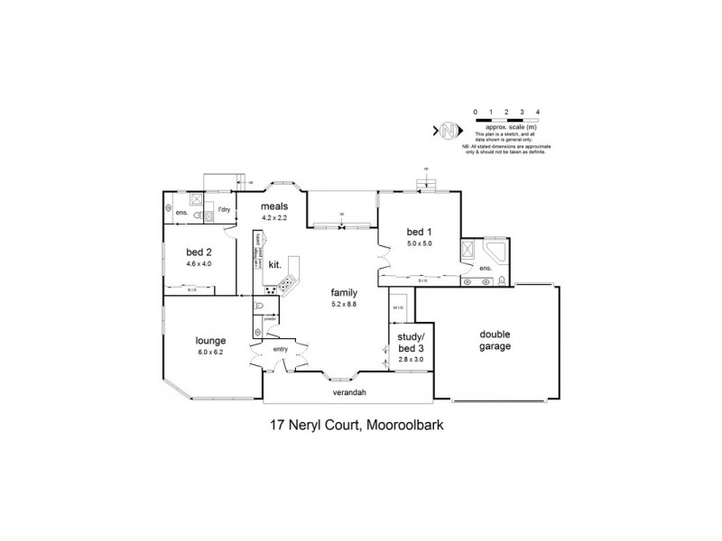 17 Neryl Court, Mooroolbark VIC 3138 Floorplan