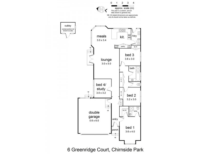 6 Greenridge Court, Chirnside Park VIC 3116 Floorplan