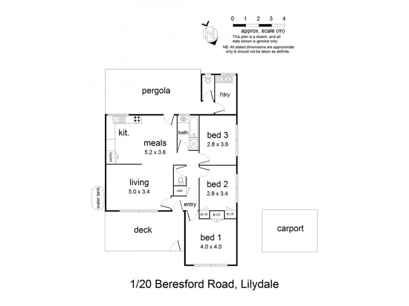 1/20 Beresford Road, Lilydale VIC 3140 Floorplan
