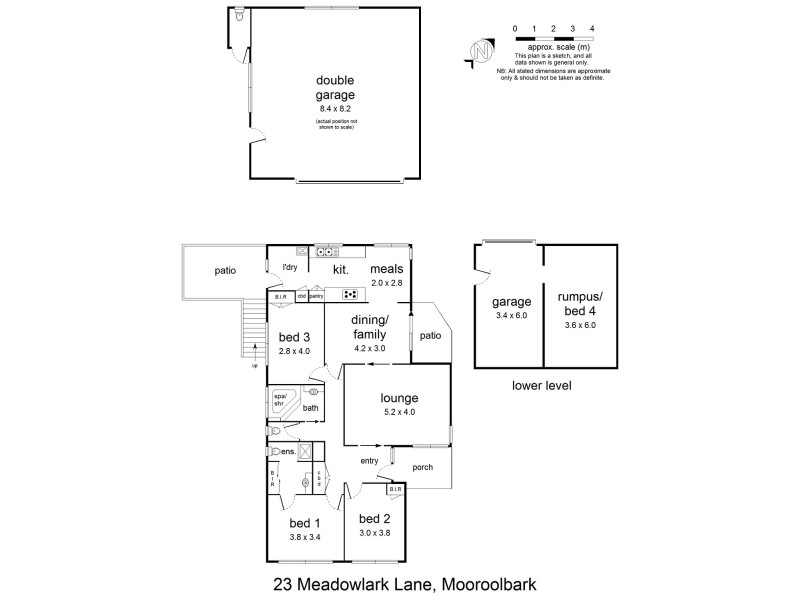 23 Meadowlark Lane, Mooroolbark VIC 3138 Floorplan