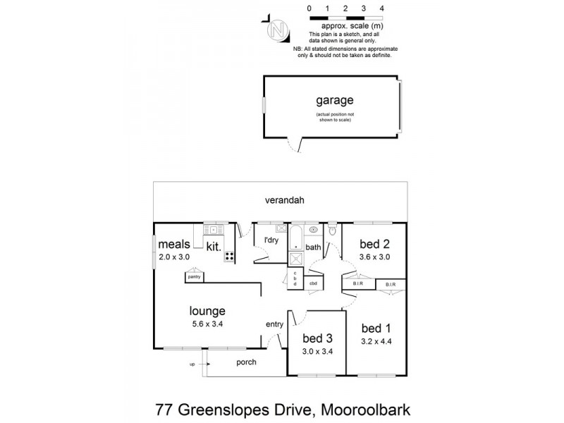 77 Greenslopes Drive, Mooroolbark VIC 3138 Floorplan