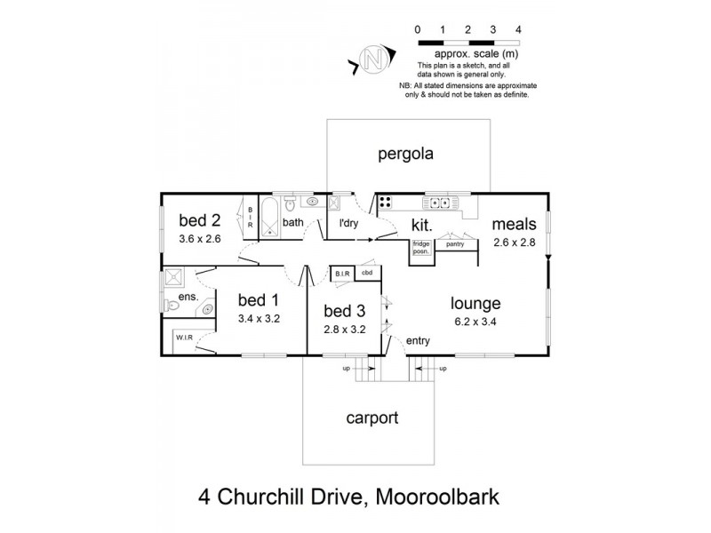 4 Churchill Drive, Mooroolbark VIC 3138 Floorplan