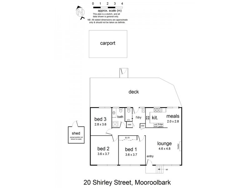 20 Shirley Street, Mooroolbark VIC 3138 Floorplan