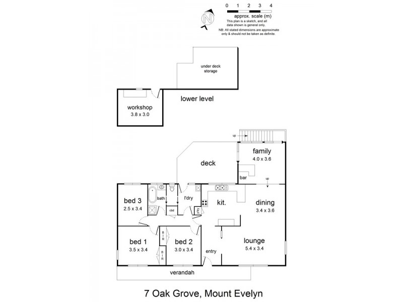 7 Oak Grove, Mount Evelyn VIC 3796 Floorplan