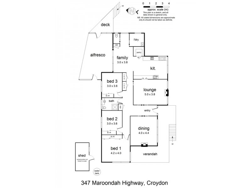 347 Maroondah Highway, Croydon VIC 3136 Floorplan
