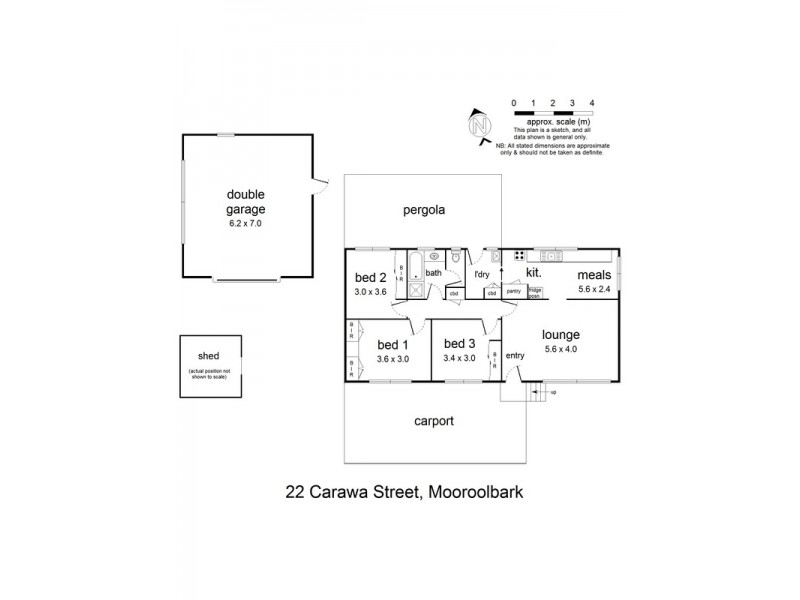22 Carawa Street, Mooroolbark VIC 3138 Floorplan