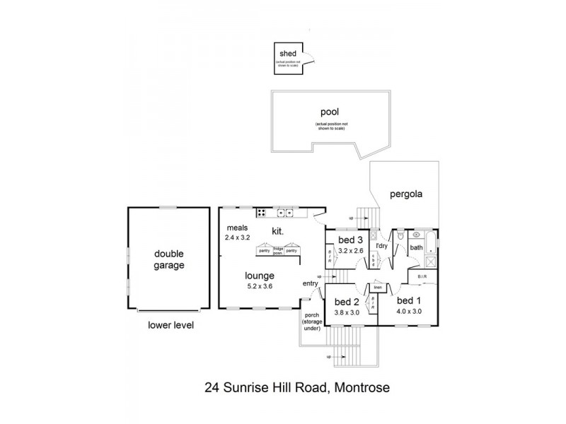 24 Sunrise Hill Road, Montrose VIC 3765 Floorplan