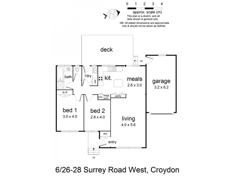 6/26 Surrey Road West, Croydon VIC 3136 Floorplan