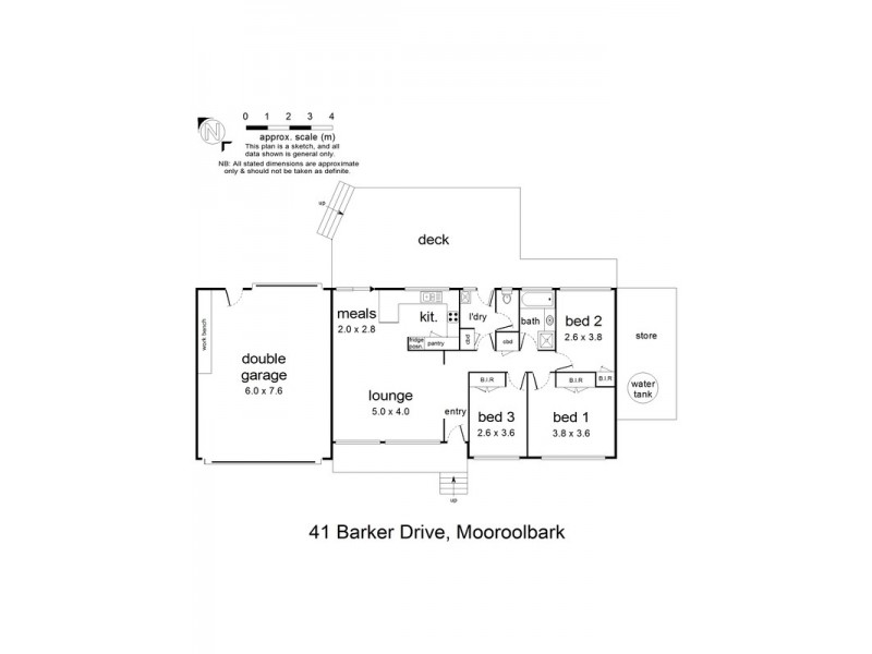 41 Barker Drive, Mooroolbark VIC 3138 Floorplan