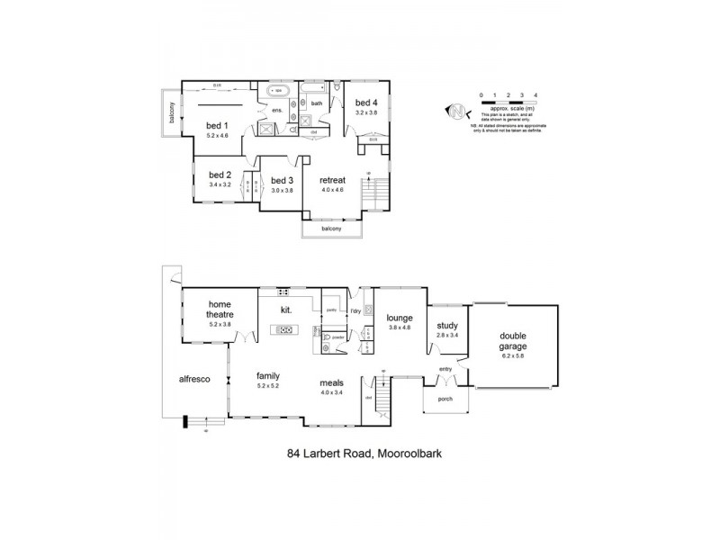 84 Larbert Road, Mooroolbark VIC 3138 Floorplan