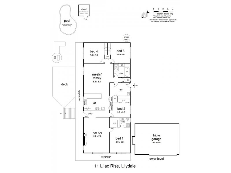 11 Lilac Rise, Lilydale VIC 3140 Floorplan