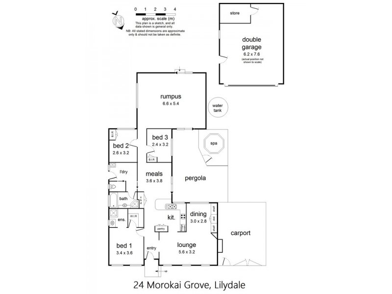 24 Morokai Grove, Lilydale VIC 3140 Floorplan