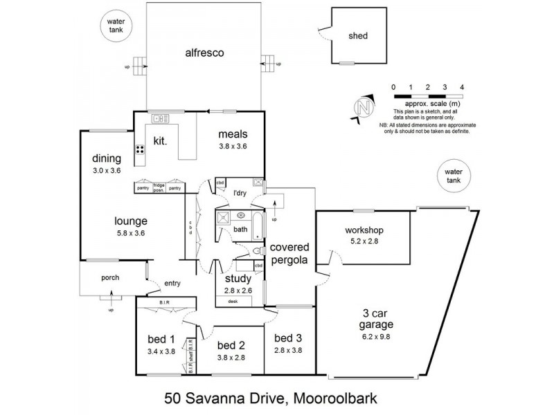 50 Savanna Drive, Mooroolbark VIC 3138 Floorplan