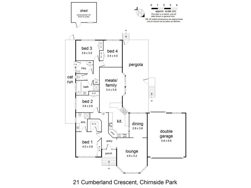 21 Cumberland Crescent, Chirnside Park VIC 3116 Floorplan