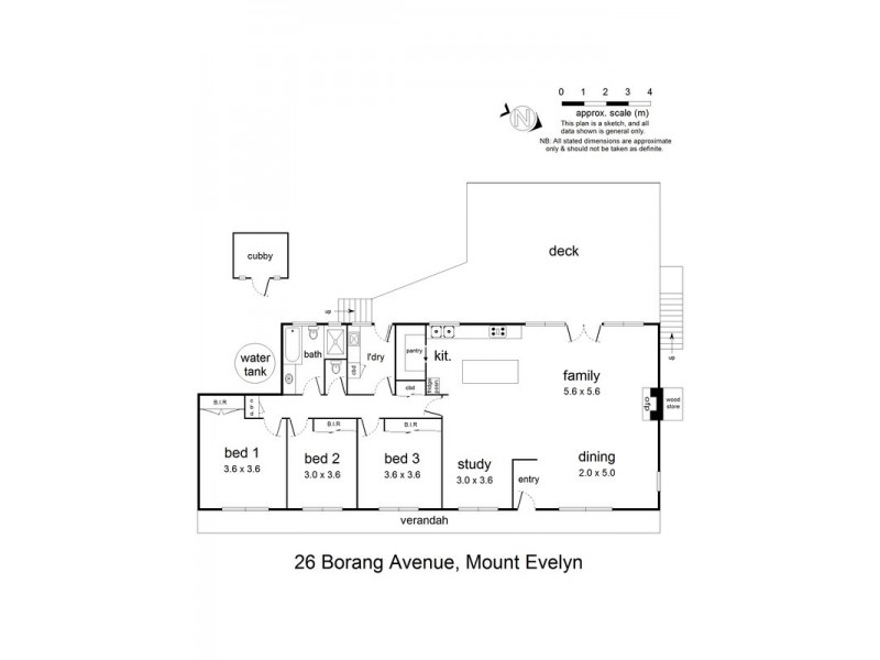 26 Borang Avenue, Mount Evelyn VIC 3796 Floorplan