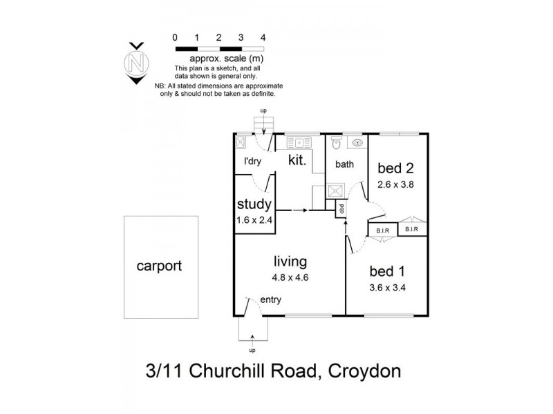 3/11 Churchill Road, Croydon VIC 3136 Floorplan