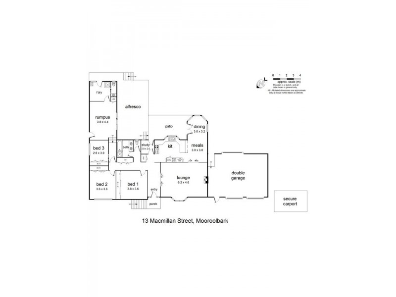 13 Macmillan Street, Mooroolbark VIC 3138 Floorplan