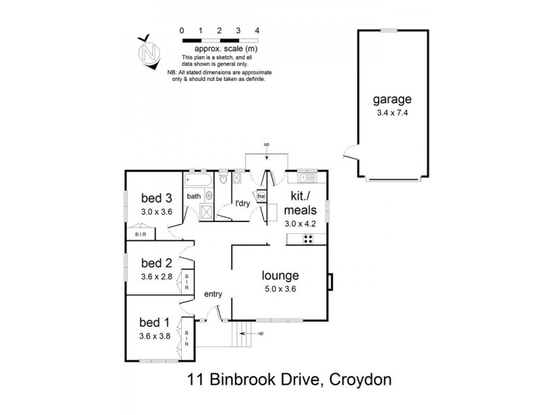 11 Binbrook Drive, Croydon VIC 3136 Floorplan