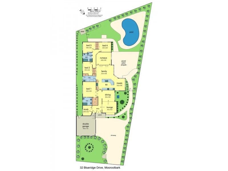 32 Blue Ridge Drive, Mooroolbark VIC 3138 Floorplan