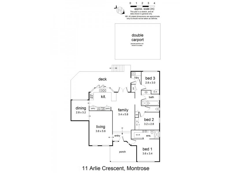 11 Arlie Crescent, Montrose VIC 3765 Floorplan