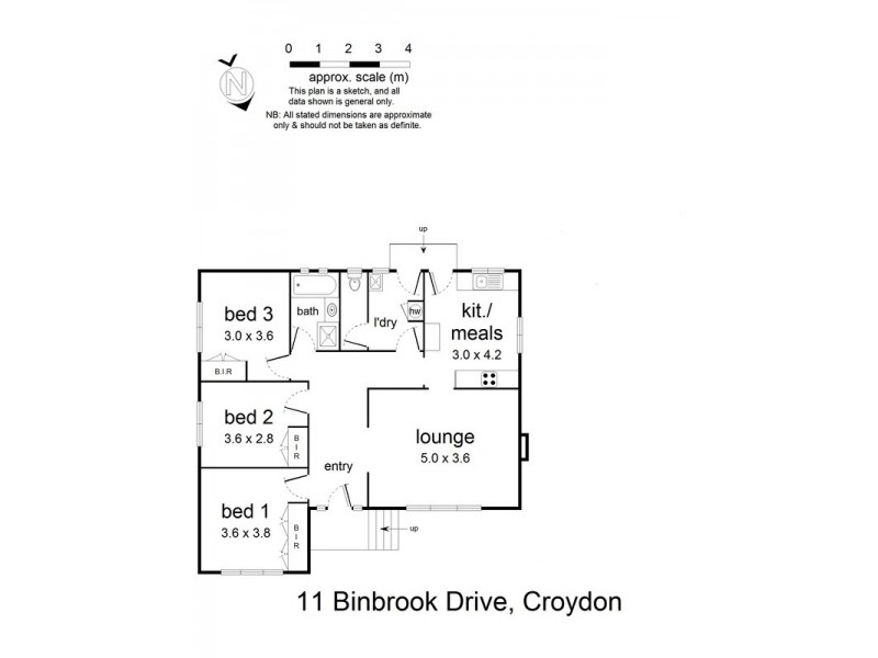 1/11 Binbrook Drive, Croydon VIC 3136 Floorplan