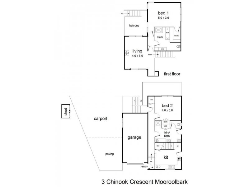 3 Chinook Crescent, Mooroolbark VIC 3138 Floorplan