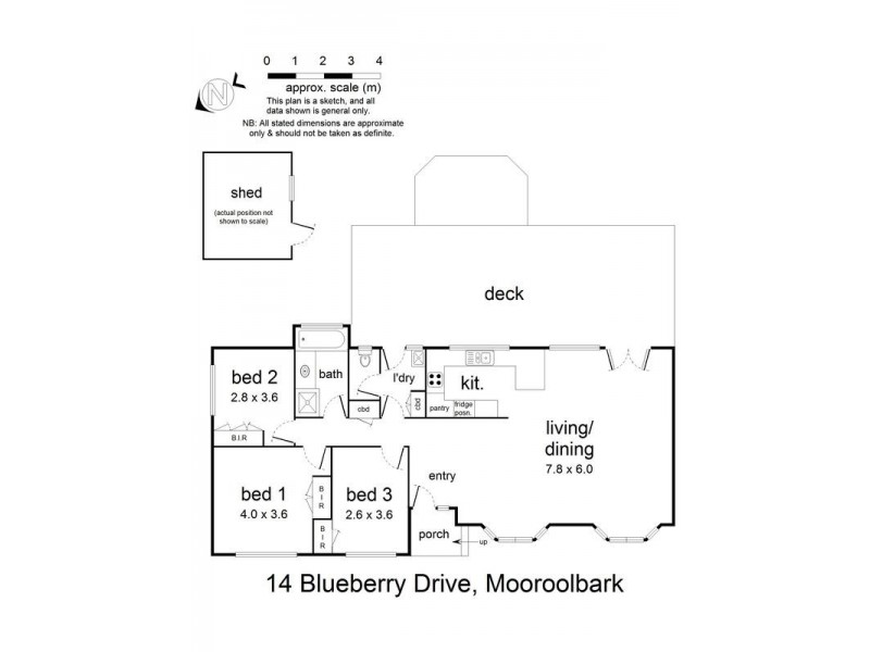 14 Blueberry Road, Mooroolbark VIC 3138 Floorplan