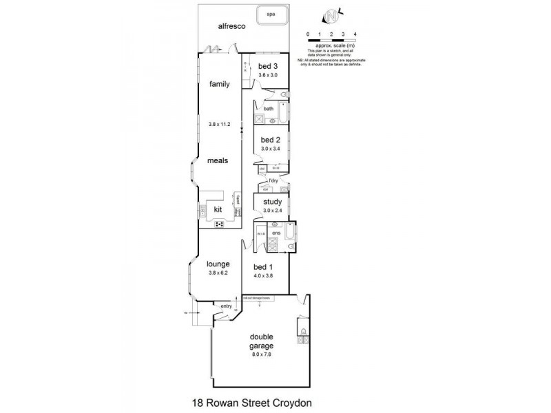 18 Rowan Street, Croydon VIC 3136 Floorplan
