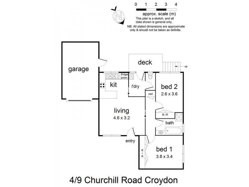 4/9 Churchill Road, Croydon VIC 3136 Floorplan