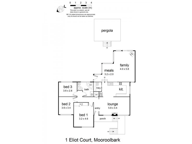 1 Eliot Court, Mooroolbark VIC 3138 Floorplan