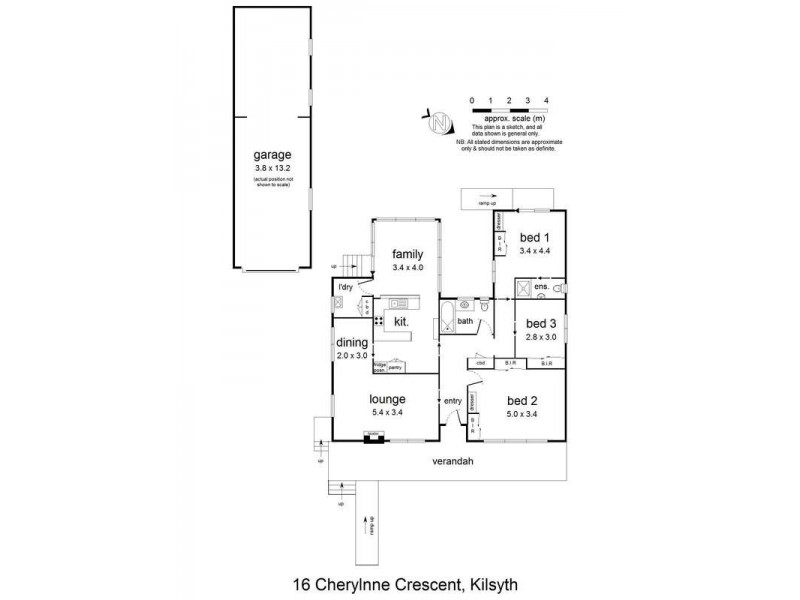16 Cherylnne Crescent, Kilsyth VIC 3137 Floorplan