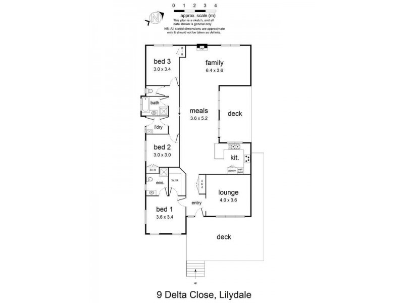 9 Delta Close, Lilydale VIC 3140 Floorplan