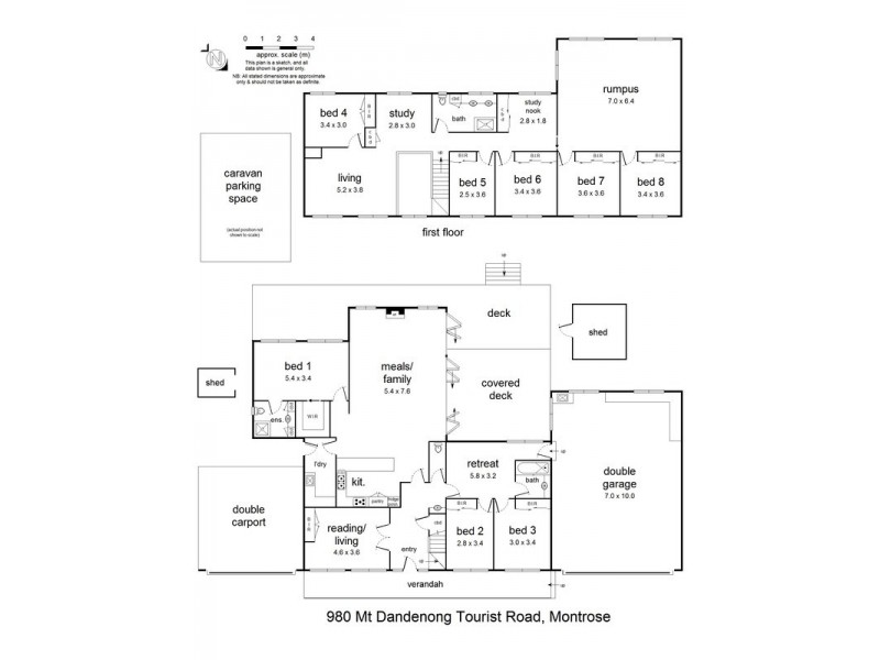980 Mt Dandenong Tourist Road, Montrose VIC 3765 Floorplan