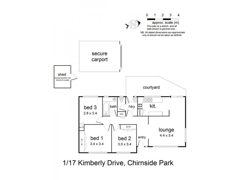 1/17 Kimberley Drive, Chirnside Park VIC 3116 Floorplan