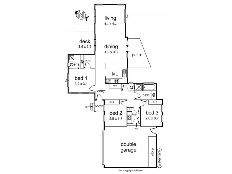 3b Warren Court, Mooroolbark VIC 3138 Floorplan