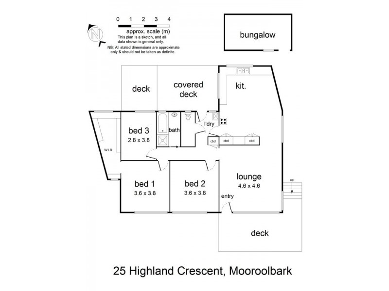 25 Highland Crescent, Mooroolbark VIC 3138 Floorplan