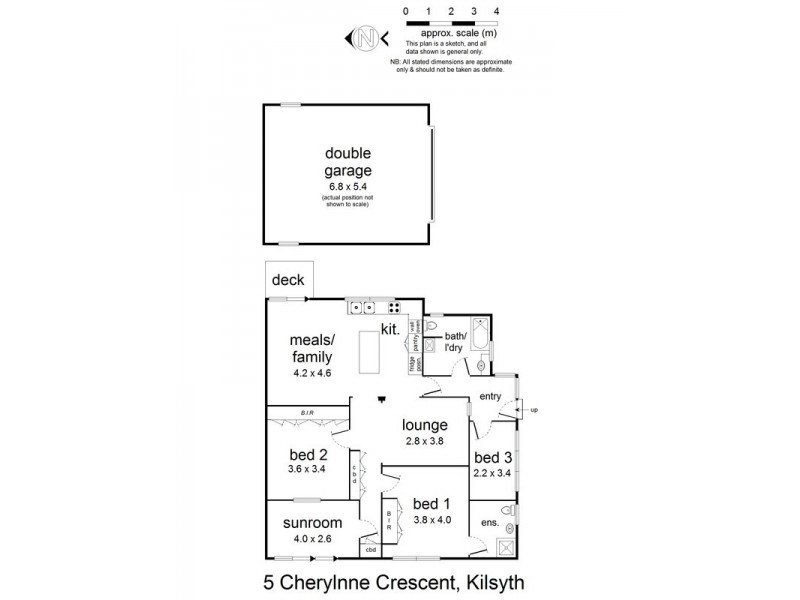 5 Cherylnne Crescent, Kilsyth VIC 3137 Floorplan